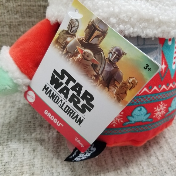 Disney Star Wars The Mandalorian GROGU HOLIDAY CHRISTMAS SWEATER 8" PLUSH NEW - Picture 5 of 7